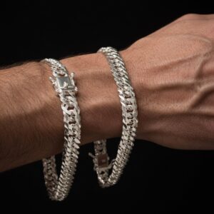 Pulseira Elos Duplos 8.3mm Prata 925 com Fecho Gaveta Premium