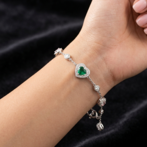 PULSEIRA CORAÇÃO - VERDE AGUÁ