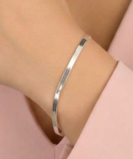 PULSEIRA LAMINADA - PRATA 925
